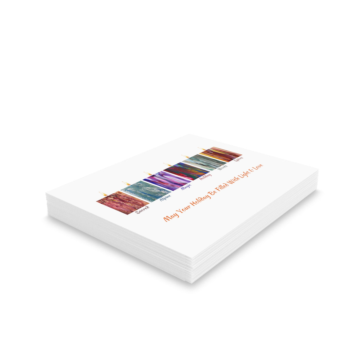 BonLeo Candle Holiday Cards (8, 16, and 24 pcs)