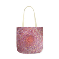 Magical Spiral by Lenny Pinna,  Acrylic with Palette Knife Polyester Canvas Tote Bag