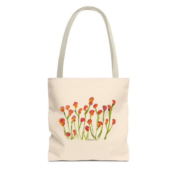 Whimsical Garden Tote Bag Little Blooms