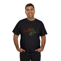 Holiday Cheer Neon Celebration Cotton Tee