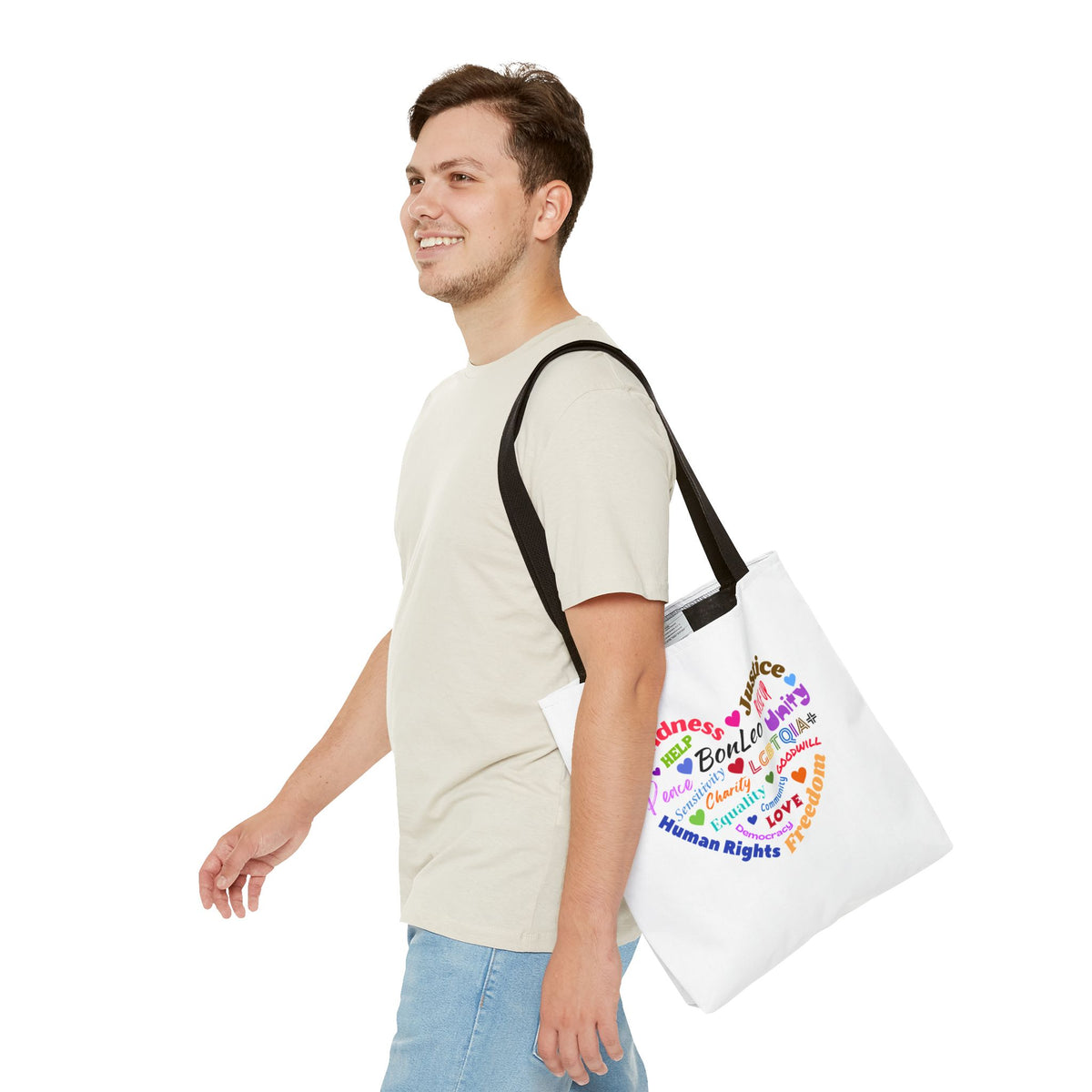 Love & Kindness BonLeo Tote Bag