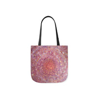 Magical Spiral by Lenny Pinna,  Acrylic with Palette Knife Polyester Canvas Tote Bag