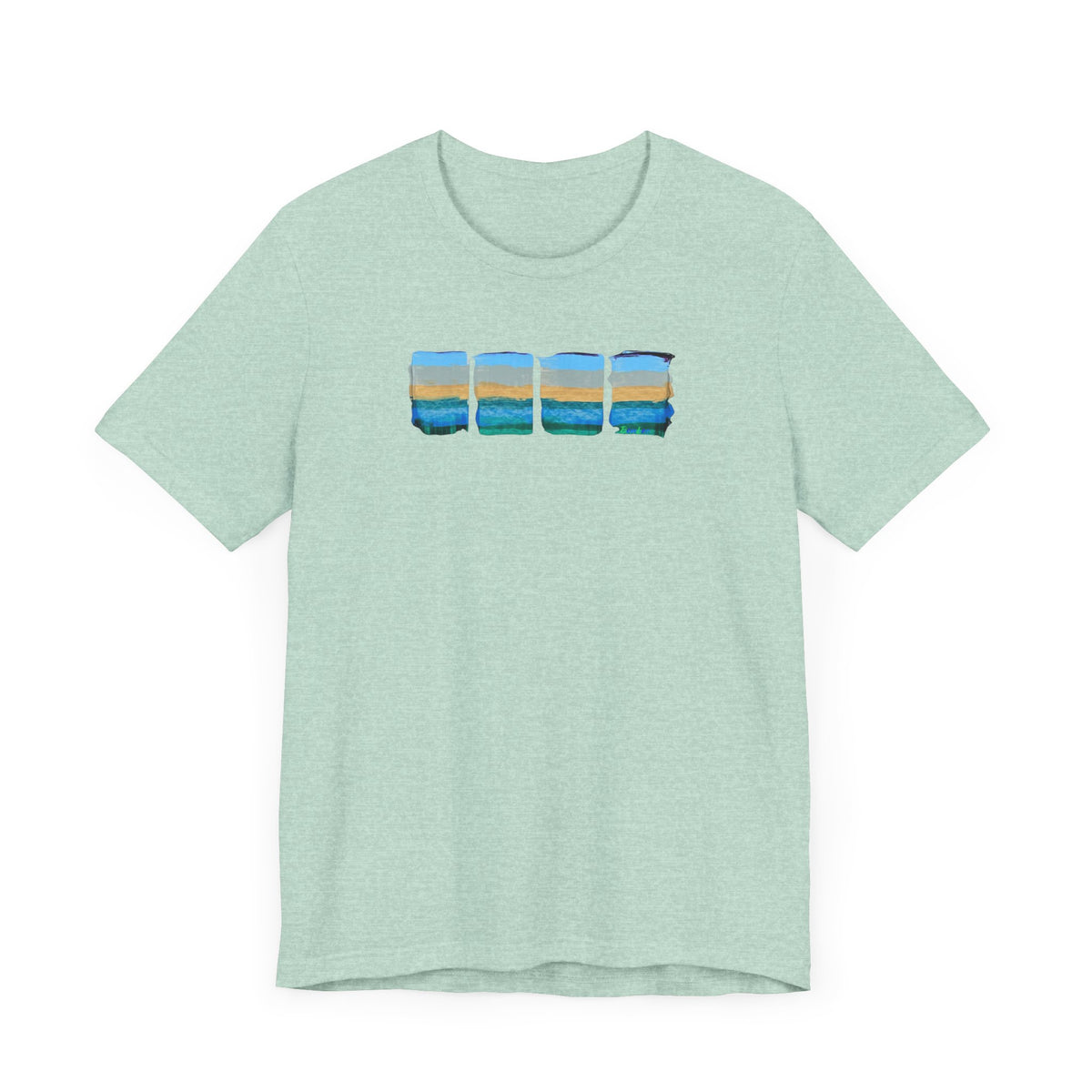 Ocean In Motion Summer Unisex Jersey Short Sleeve Tee