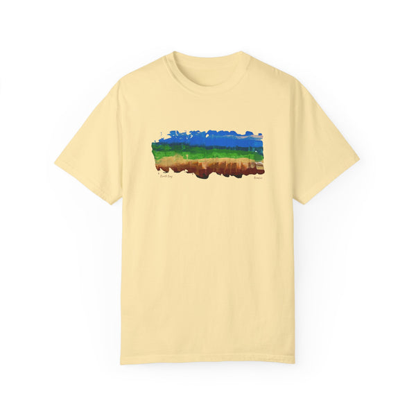 Earth Day Is Everyday Unisex Garment-Dyed T-shirt Design #1 in Banana