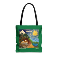 Alpine Mountain Quilt Tote Bag