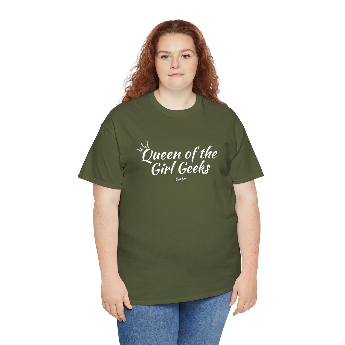 Queen of the Girl Geeks Unisex Heavy Cotton Tee