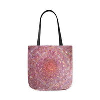 Magical Spiral by Lenny Pinna,  Acrylic with Palette Knife Polyester Canvas Tote Bag