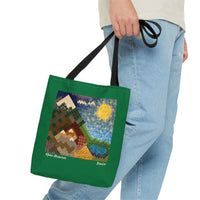 Alpine Mountain Quilt Tote Bag