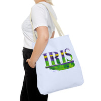 Iris Garden Tote In Purple and Green