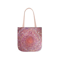 Magical Spiral by Lenny Pinna,  Acrylic with Palette Knife Polyester Canvas Tote Bag