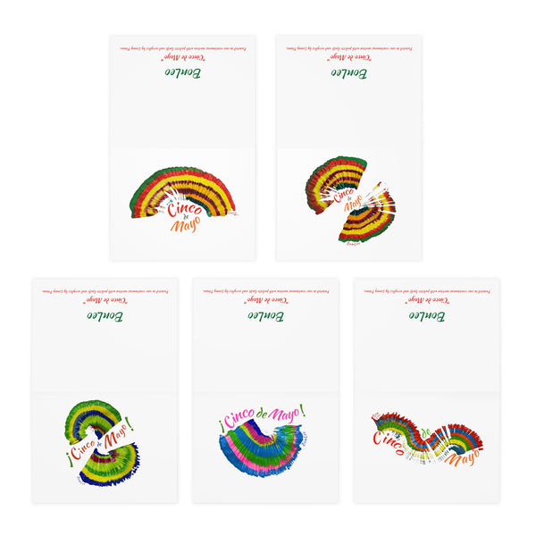 Cinco de Mayo Multi-Design Greeting Cards (5-Pack)
