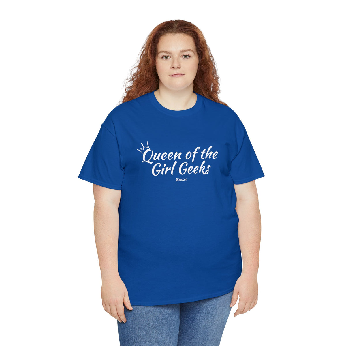 Queen of the Girl Geeks Unisex Heavy Cotton Tee