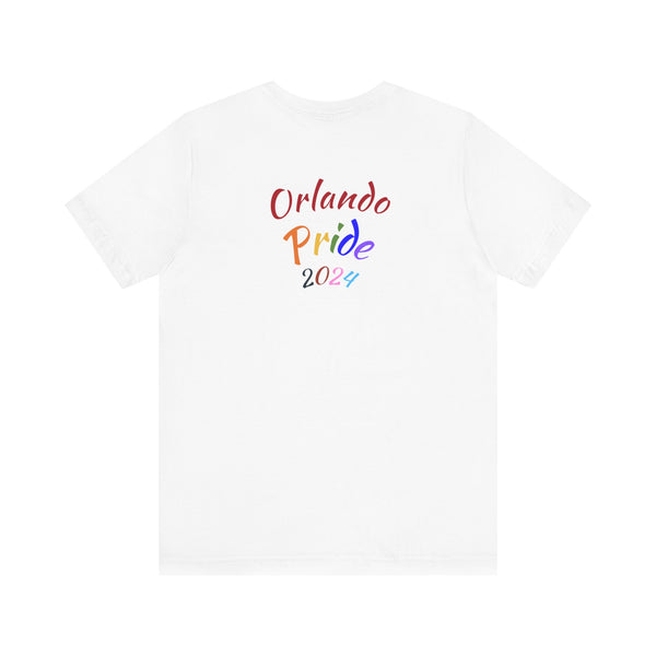 Orlando Pride Flag 2024 Unisex Jersey Short Sleeve Tee