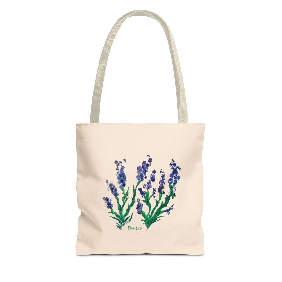 Whimsical Garden Tote Bag Purple Blooms