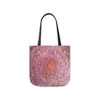 Magical Spiral by Lenny Pinna,  Acrylic with Palette Knife Polyester Canvas Tote Bag