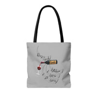 Que Syrah, Syrah Polyester Tote Bag