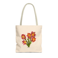 Whimsical Garden Tote Bag Bright Blooms