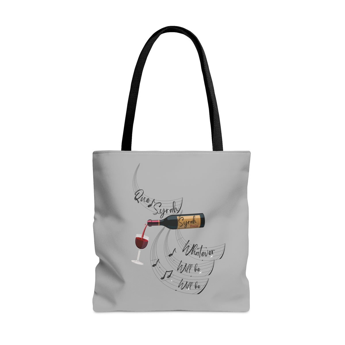 Que Syrah, Syrah Polyester Tote Bag