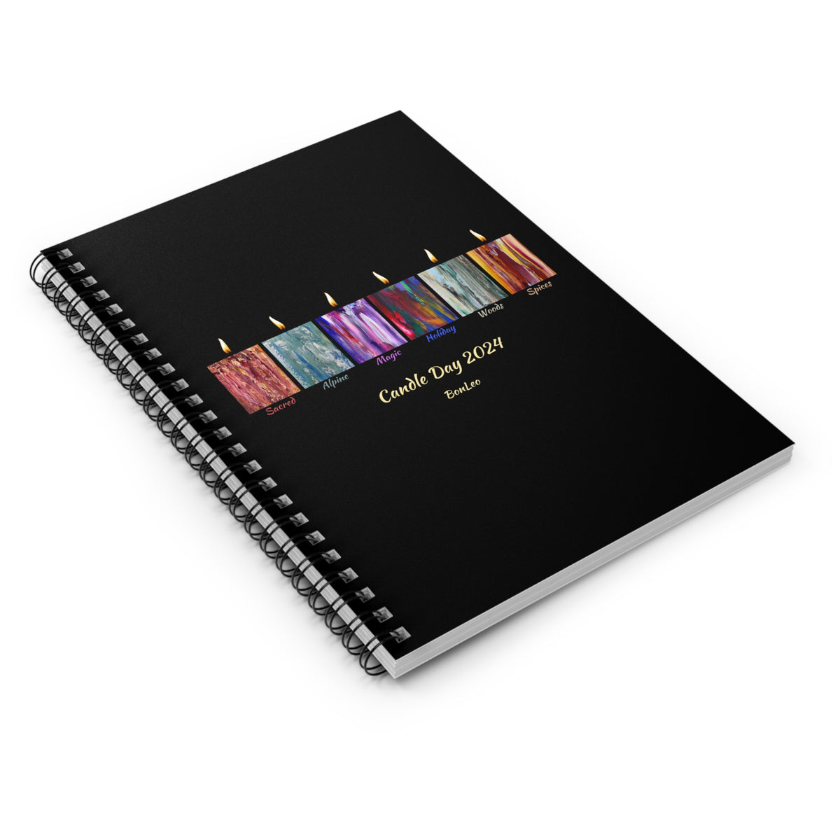 Candle Day 2024 Holiday Spiral Notebook - Ruled Line