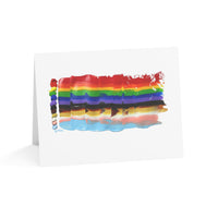 Pride Flag 2024 Greeting Cards in LGBTQIA+ Rainbow (1, 10, 30, and 50pcs)