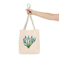 Whimsical Garden Tote Bag Deep Sea