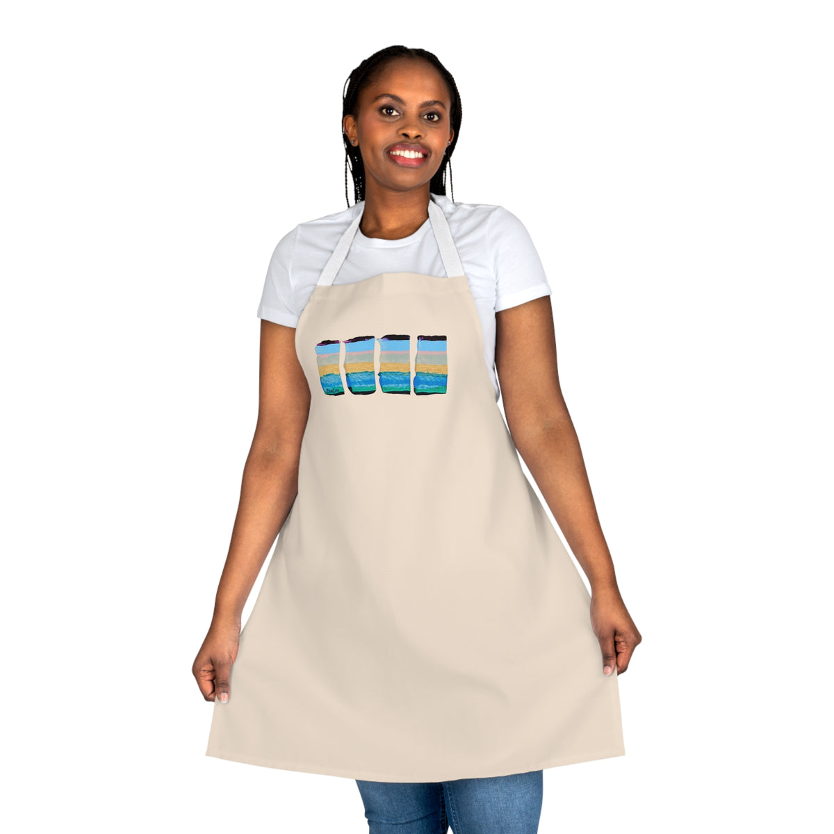 Ocean In Motion Summer Apron in Blues