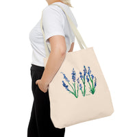 Whimsical Garden Tote Bag Blue Bells