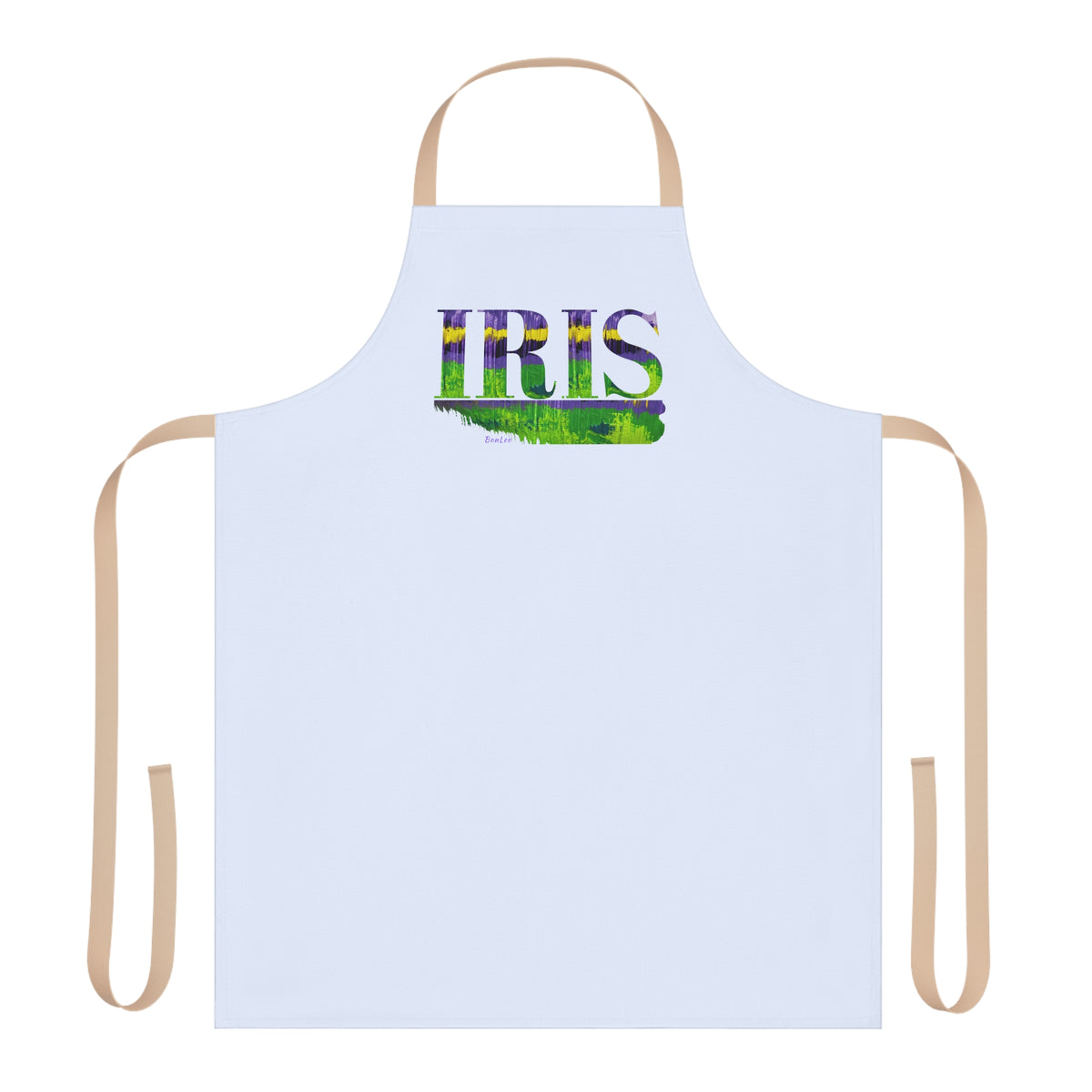 Iris Garden Flag Apron