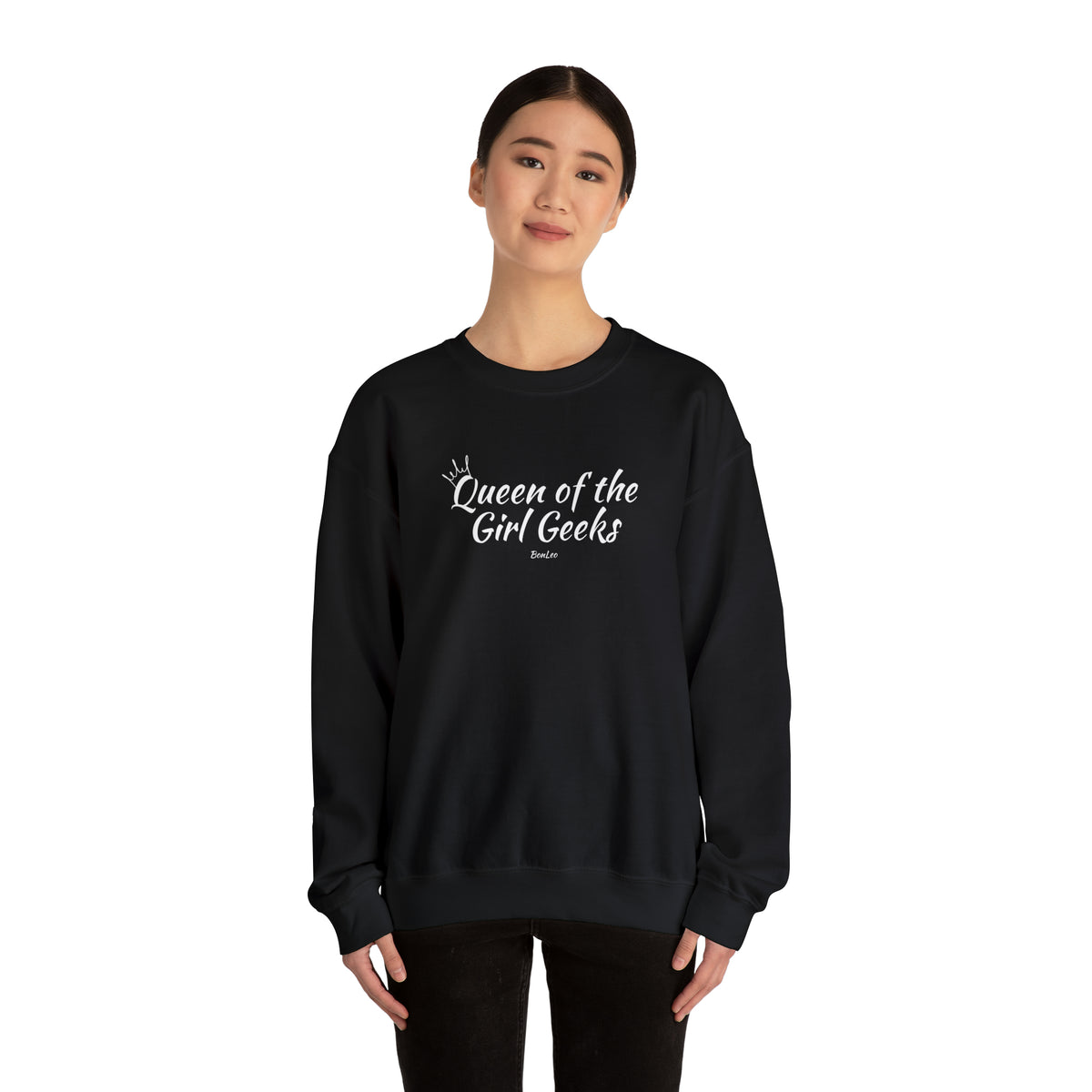 Queen of the Girl Geeks Crewneck Sweatshirt