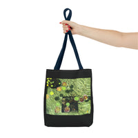 Waterlilies at The Getty Villa, Photograph by Lenny Pinna Tote Bag