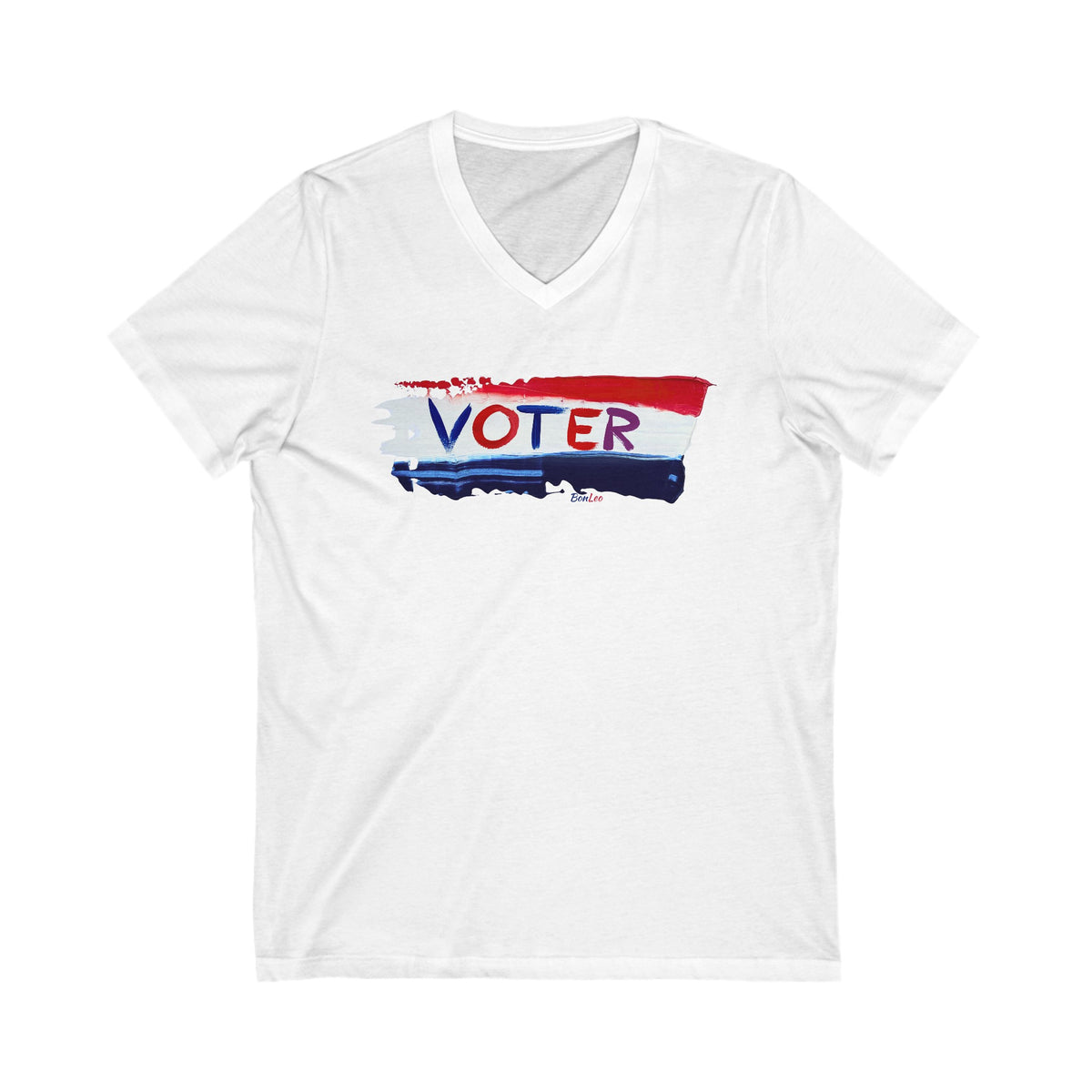 Voter Unisex Jersey Short Sleeve V-Neck Tee