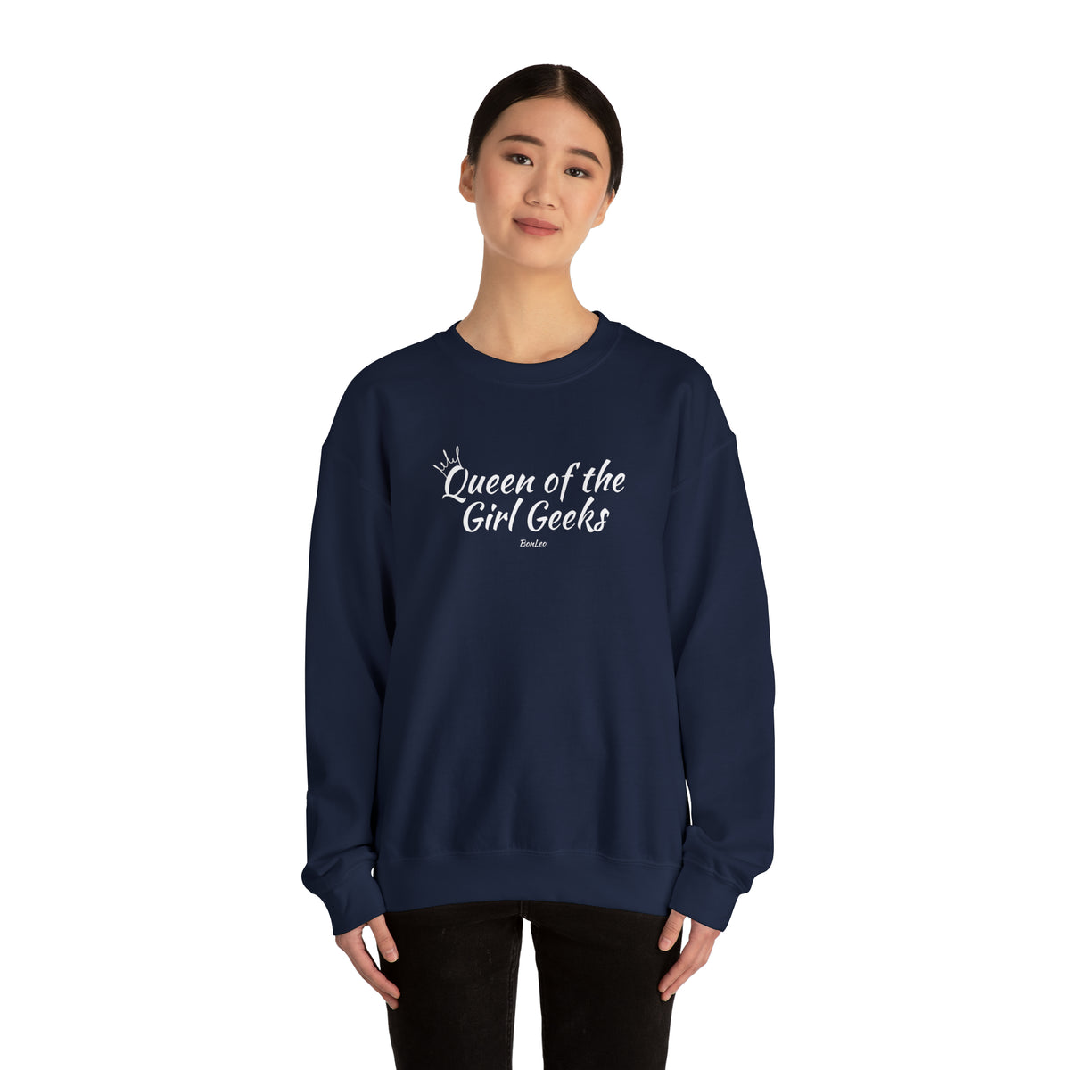 Queen of the Girl Geeks Crewneck Sweatshirt