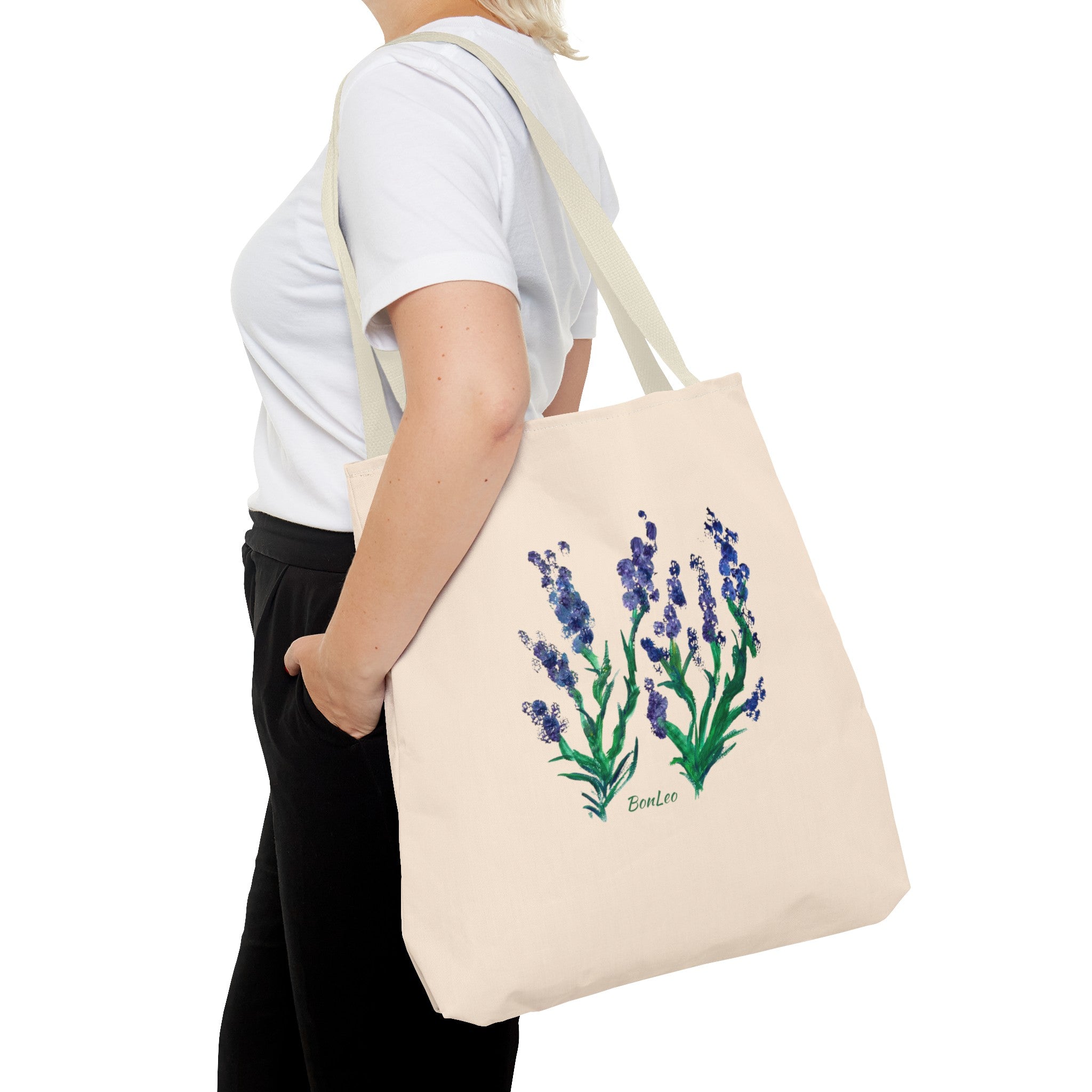 Whimsical Garden Tote Bag Purple Blooms – BonLeo