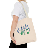 Whimsical Garden Tote Bag Blue Bells