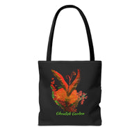 Halloween Ghoulish Garden Bag in Orange by Bonnie Diczhazy