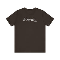 #ownit Unisex Jersey Short Sleeve Tee in Brown