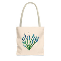 Whimsical Garden Tote Bag Deep Sea