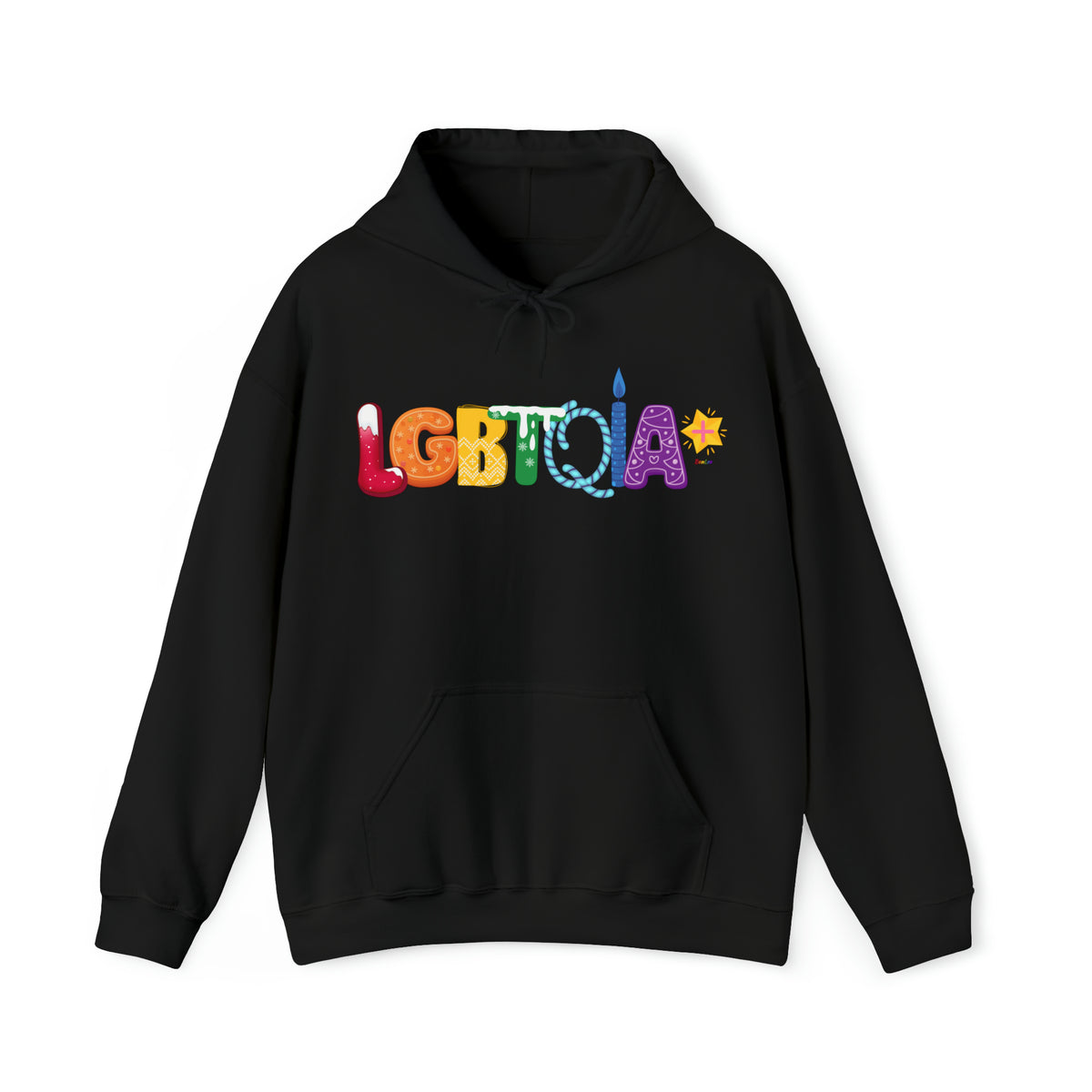 LGBTQIA+ Holiday Pride Hoodie