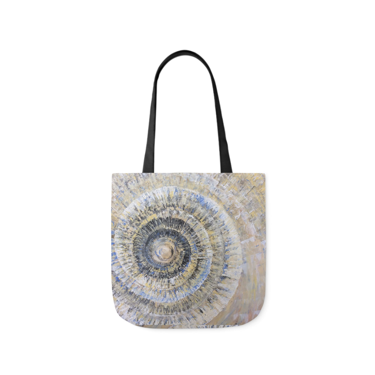 Starburst by Lenny Pinna, Original Acrylic With Palette Knife Polyester Canvas Tote Bag