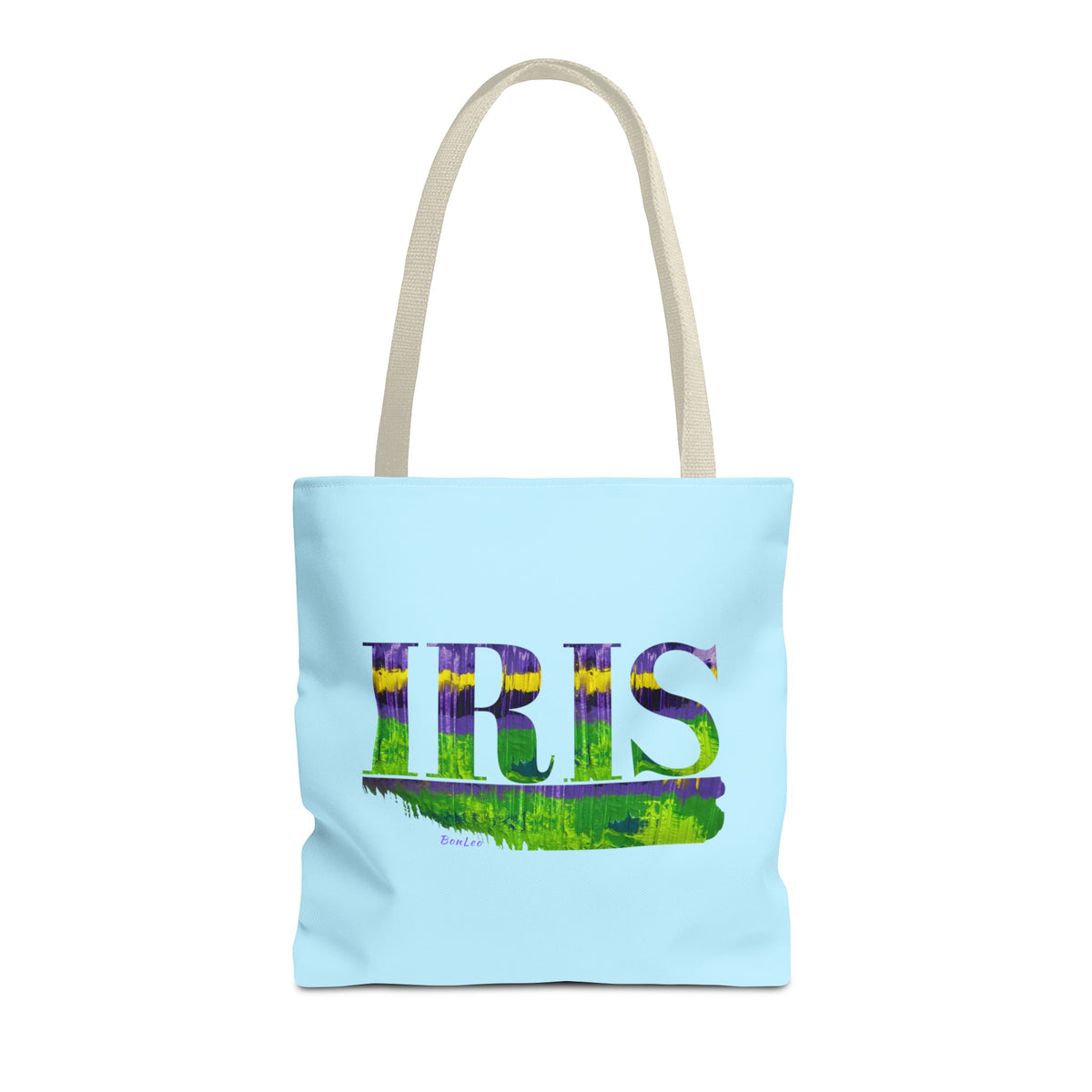 Iris Garden Tote In Purple and Green