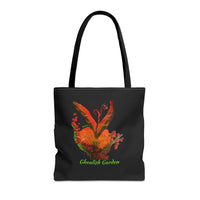 Halloween Ghoulish Garden Bag in Orange by Bonnie Diczhazy