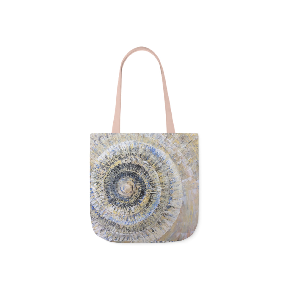 Starburst by Lenny Pinna, Original Acrylic With Palette Knife Polyester Canvas Tote Bag