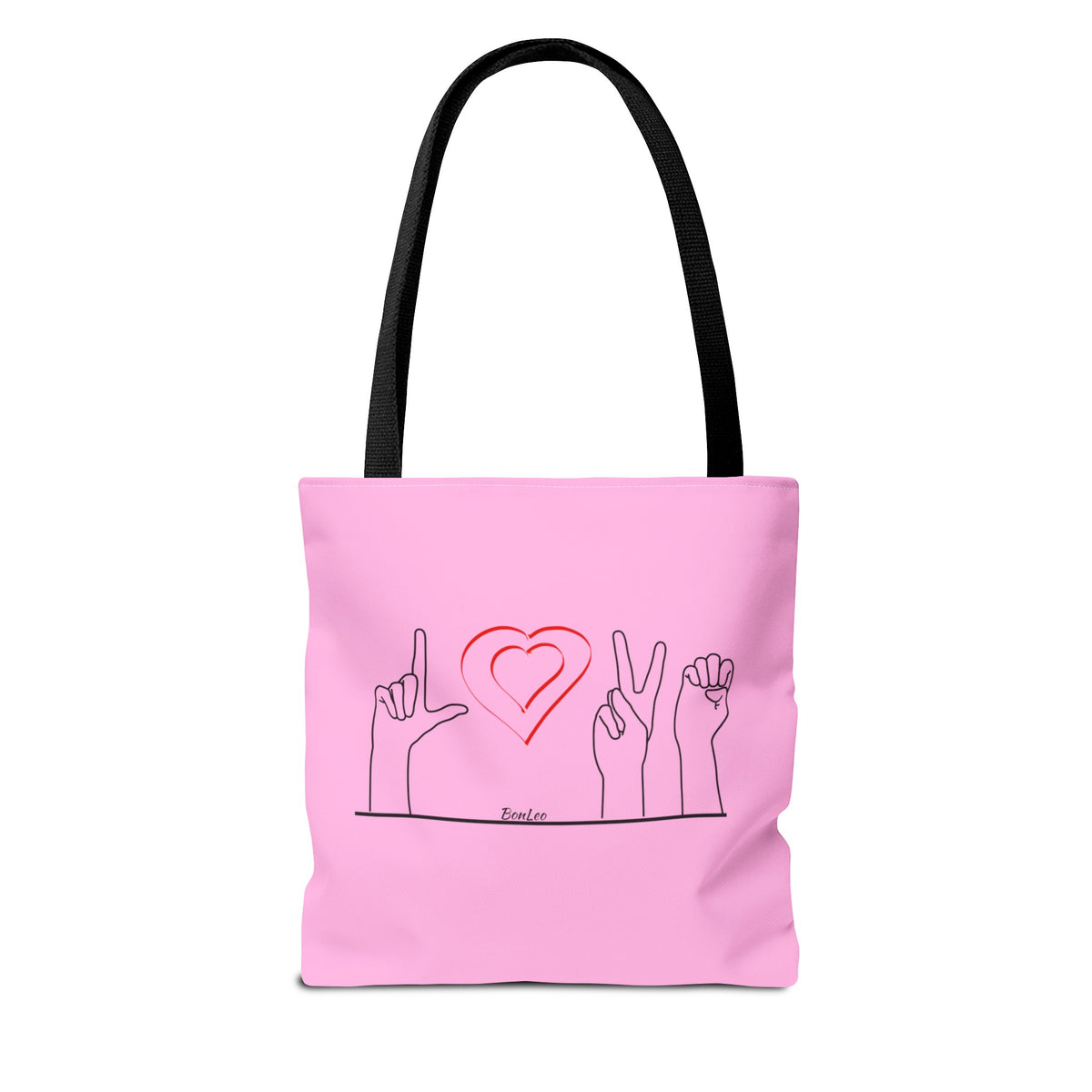 ALS Love Tote In Pink