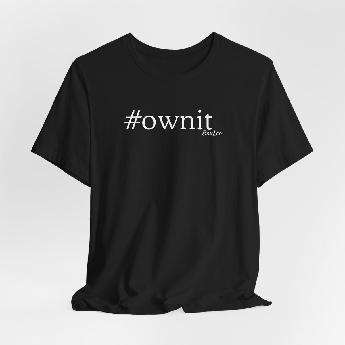 #ownit Unisex Jersey Short Sleeve Tee in Black