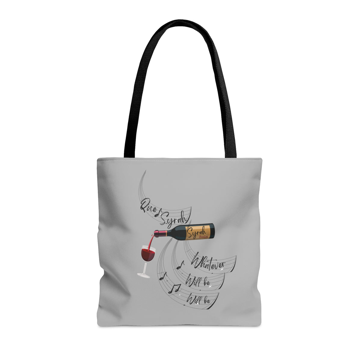 Que Syrah, Syrah Polyester Tote Bag