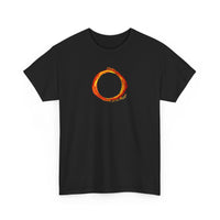 Solar Eclipse Ring Of Fire Unisex Heavy Cotton Tee