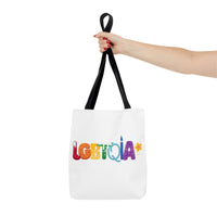 LGBTQIA+ Holiday Pride Polyester Tote Bag