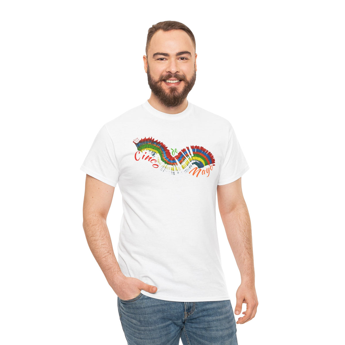 Cinco de Mayo Unisex Heavy Cotton Tee in Multiple Colors