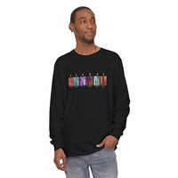 Candle Unisex Garment-dyed Long Sleeve T-Shirt