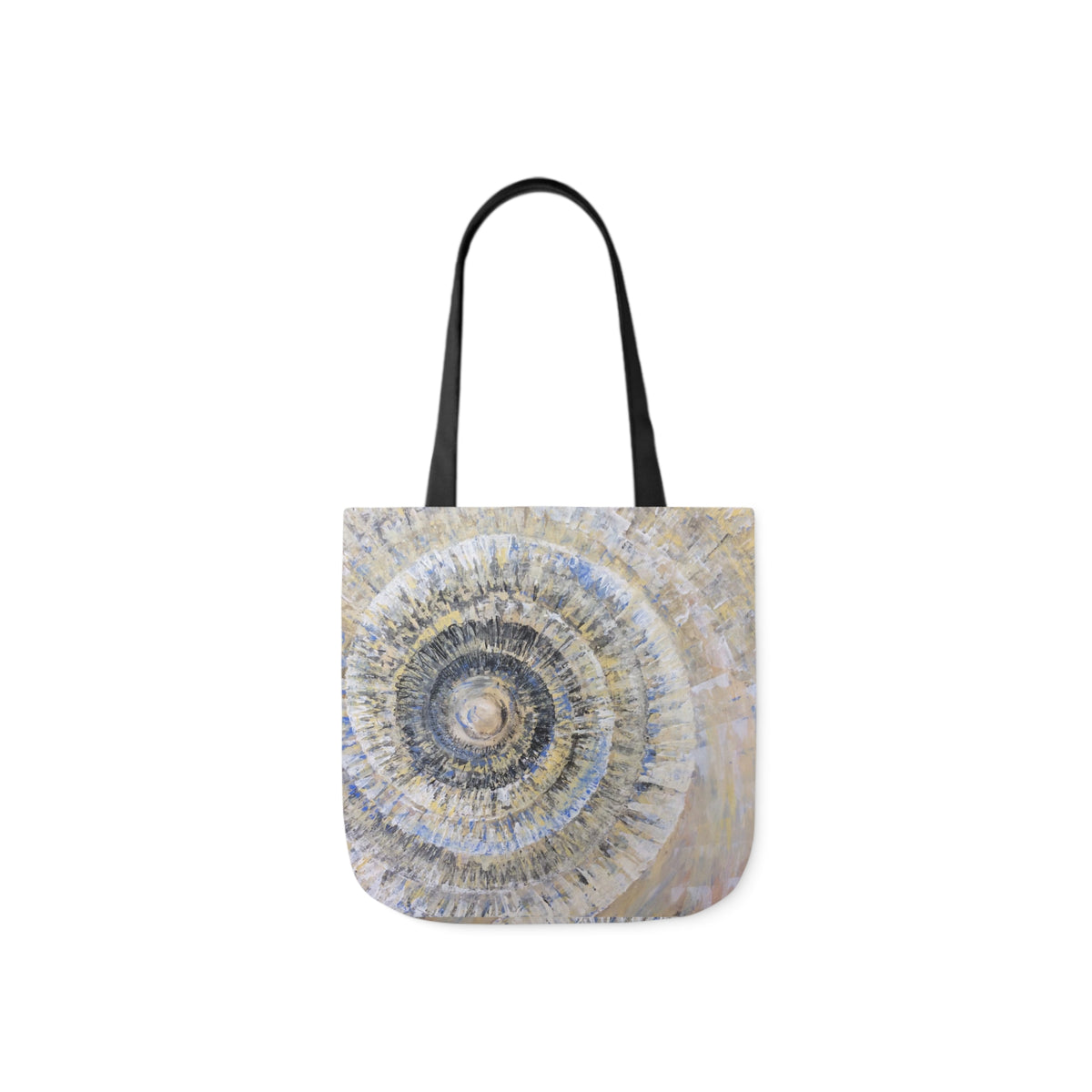 Starburst by Lenny Pinna, Original Acrylic With Palette Knife Polyester Canvas Tote Bag